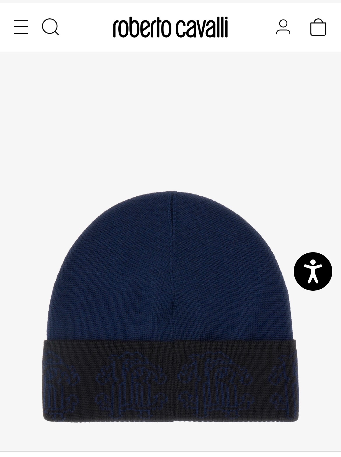 Bonnet roberto cavalli neuf