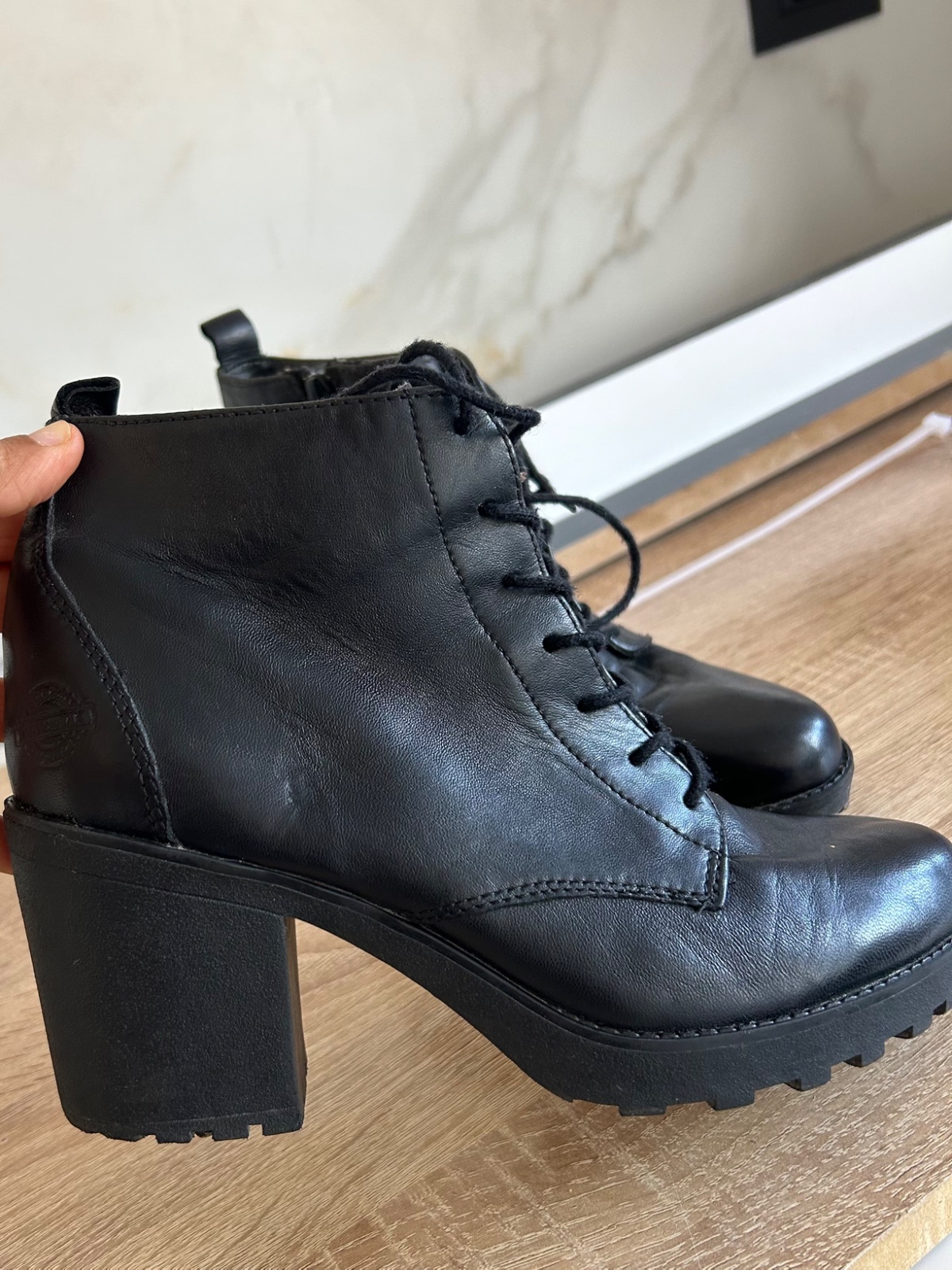 Bottines vrai cuir importation
