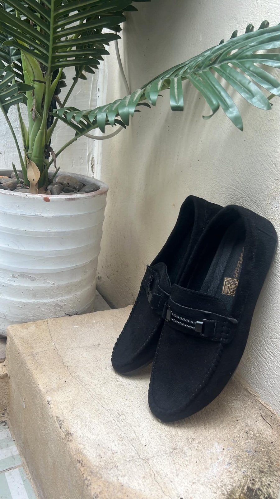Mocassins homme noir élégant