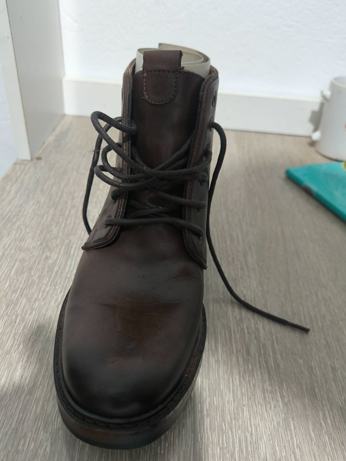 Bottine cuir marron – Pier One – Neuf (jamais utilisé)  