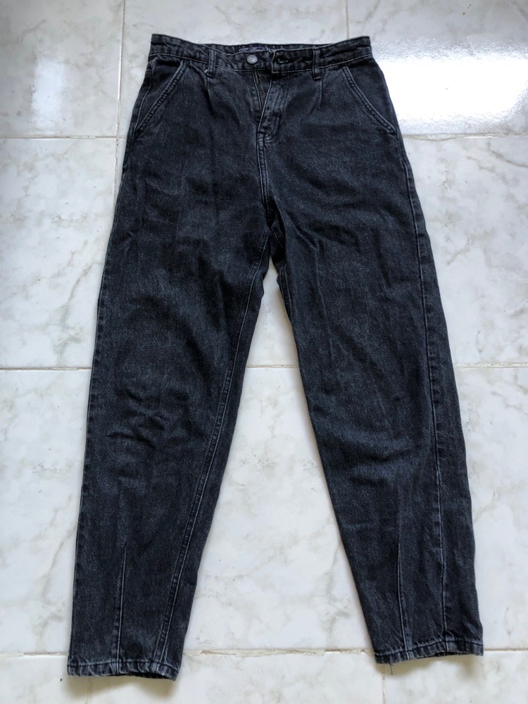 Boyfriend jean gris foncé