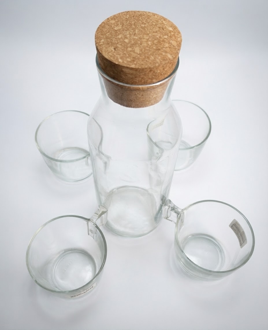 Service à eau ( Carafe 1L + 4 verres) par IKEA 🤍 Subliiiime