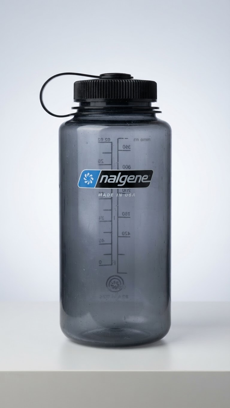 Bouteille Nalgene - Sans BPA/BPS - Idéale pour vôtre hydratation quotidienne 🩶