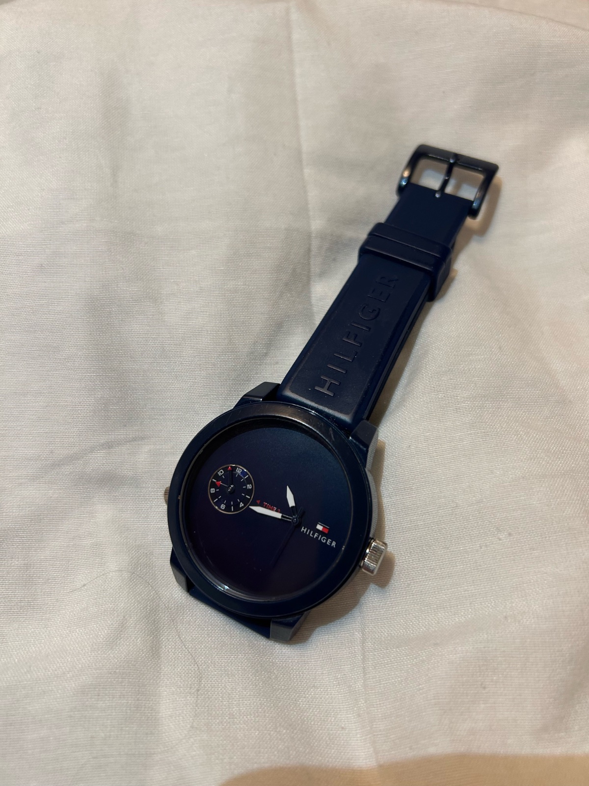 Tommy Hilfiger Denim Blue Dial Watch-1791325 (Double-Montre)