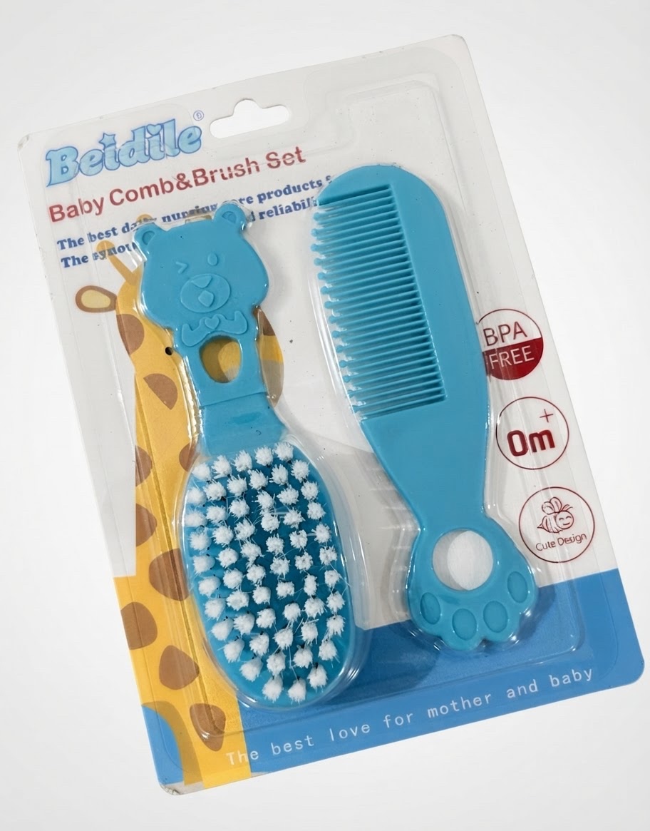 Brosse & Peigne pour nouveau-né 👩‍🍼