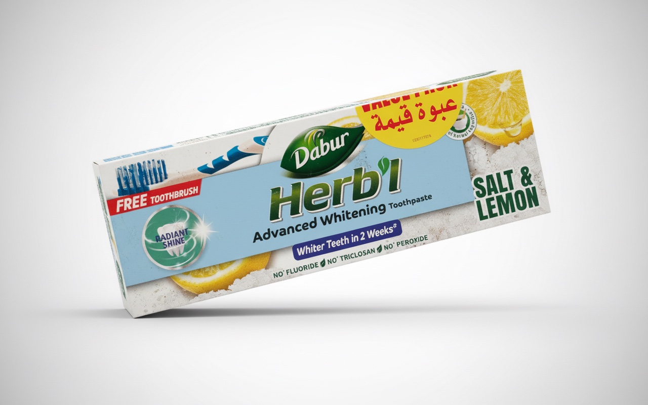 Dentifrice Dabur+2 Brosses à dents