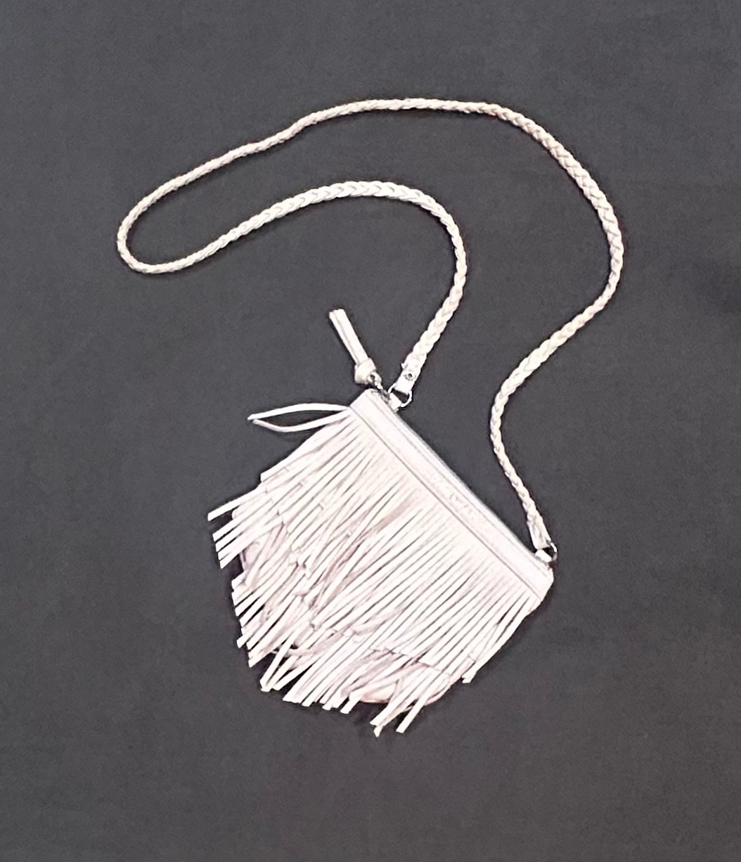 Sac rose clair à franges H&M