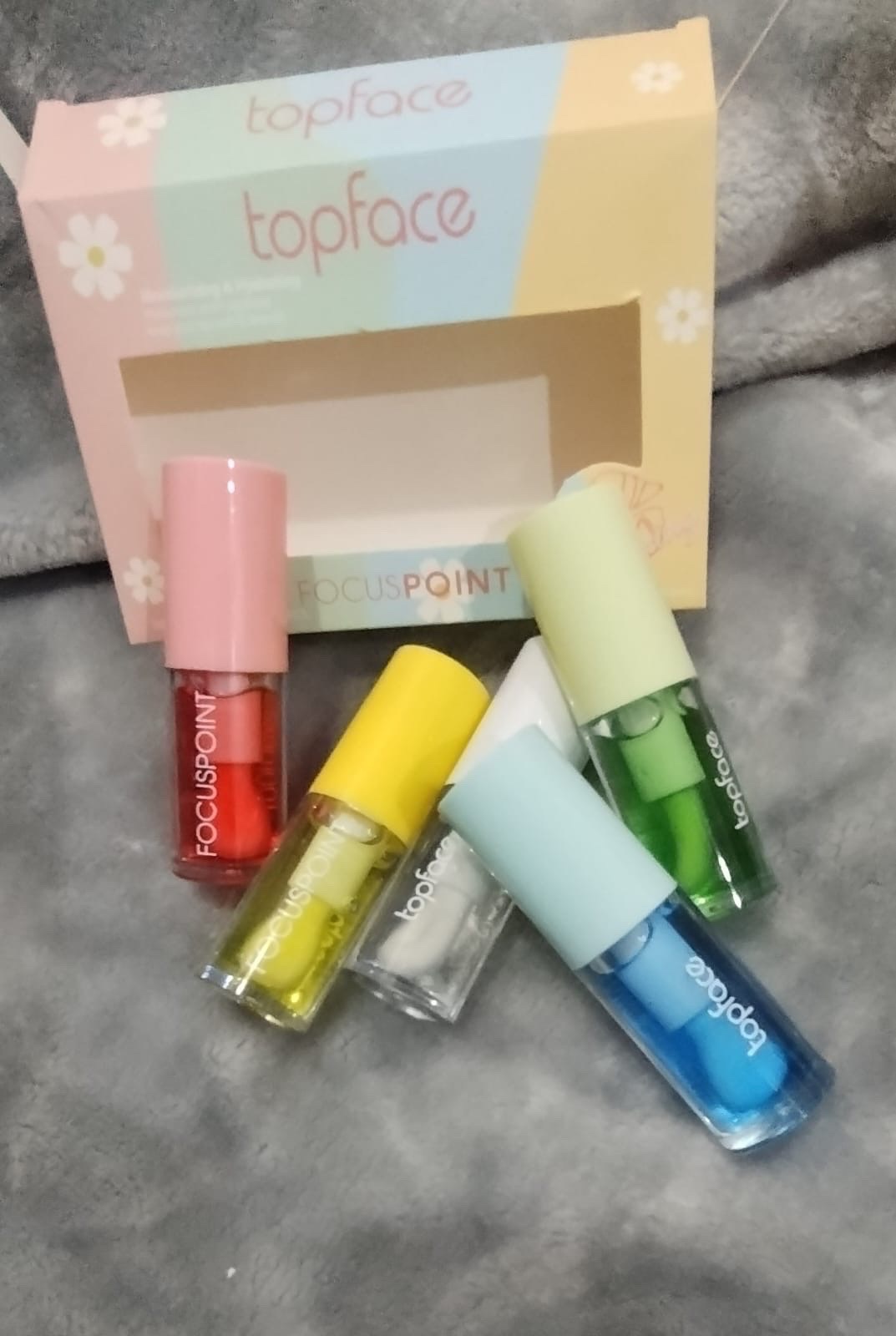 Brillant à lèvres repulpant incolore TOPFACE (Pack de 5 pièces)