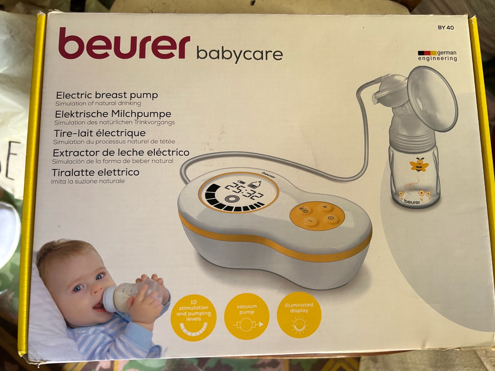 BEURER Tire-Lait Electrique BY 40