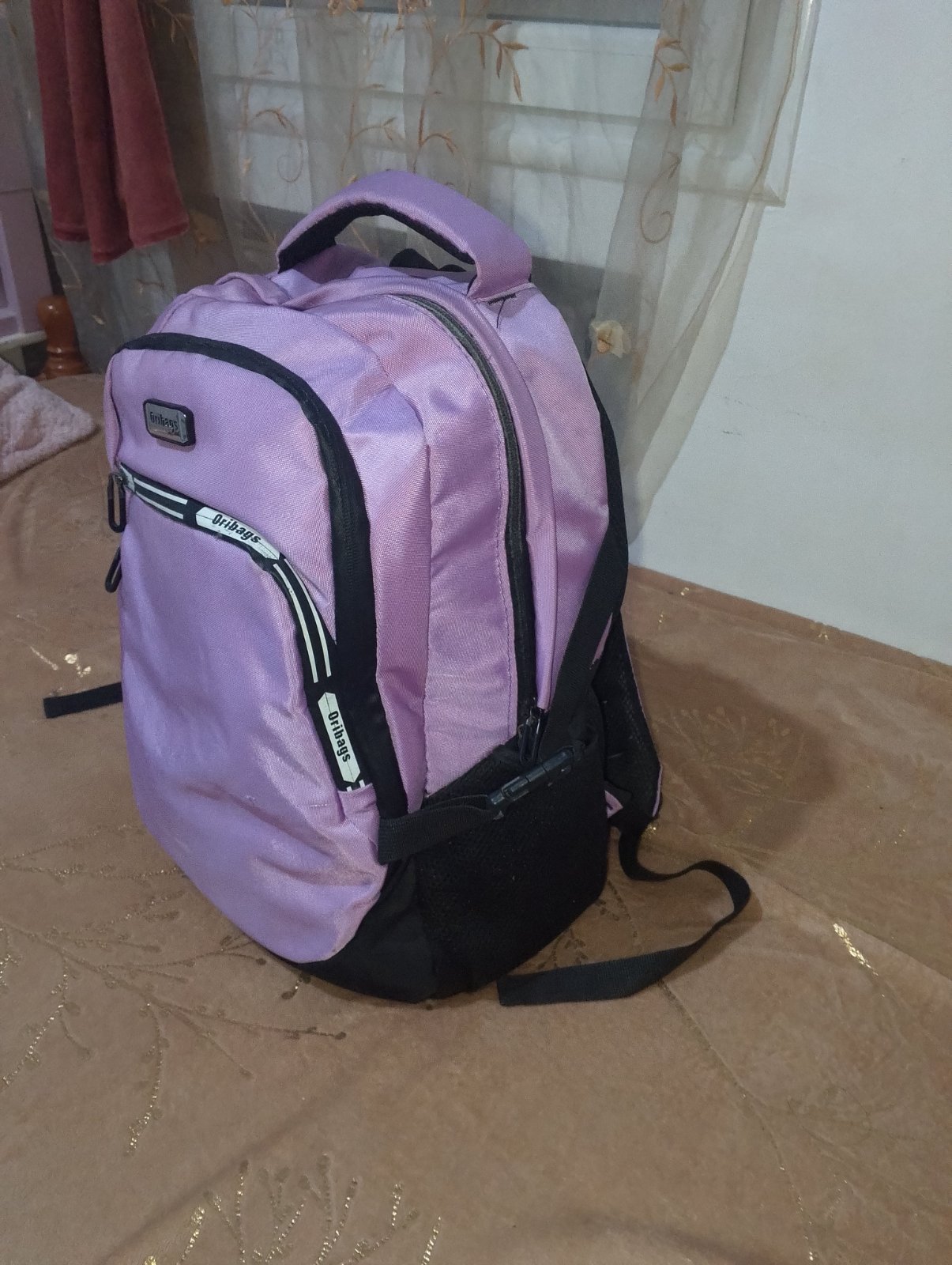 Cartable scolaire Oribags rose/violet – Très bon état