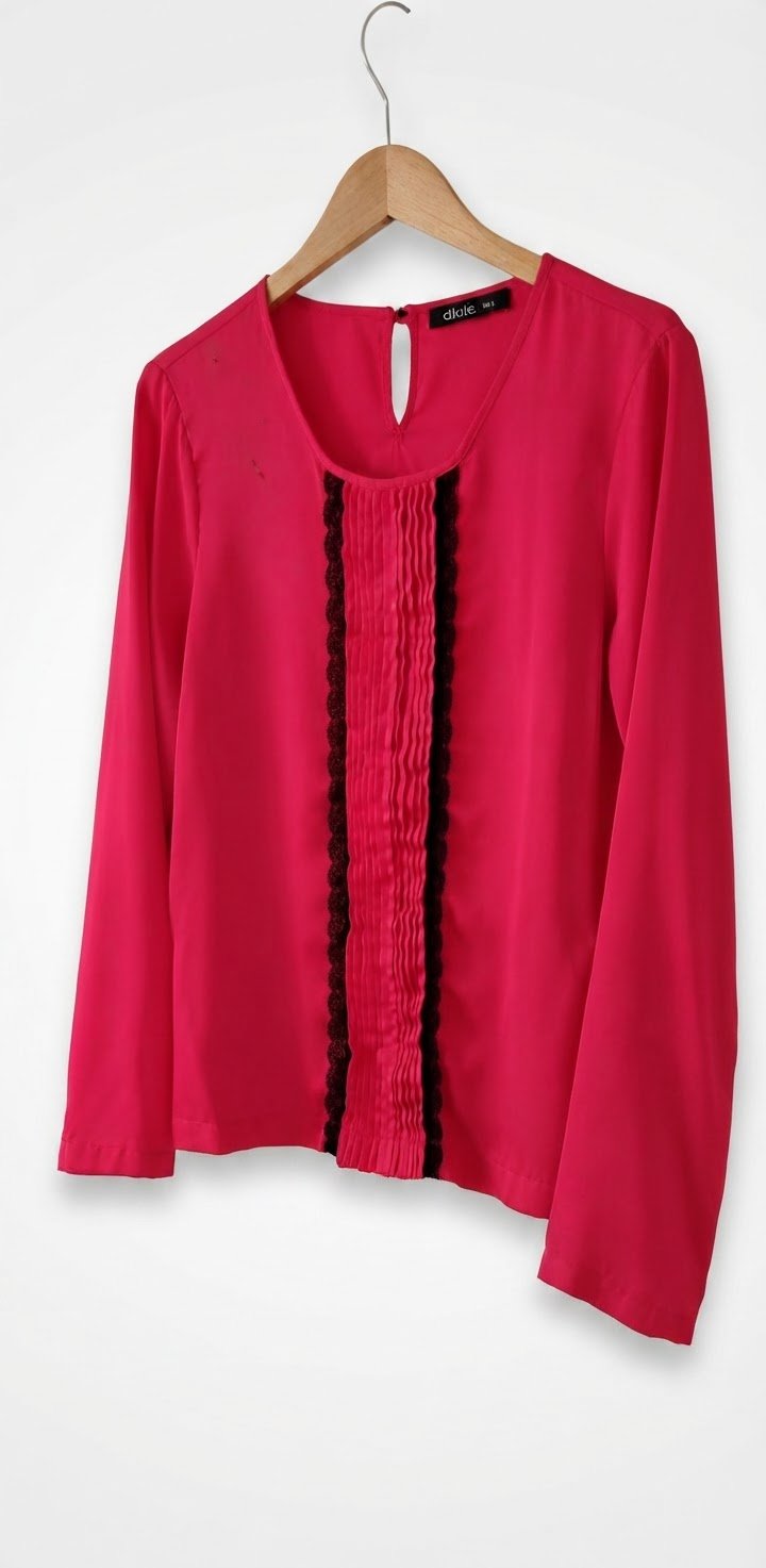 Chemisier Dixit rouge fuchsia taille M