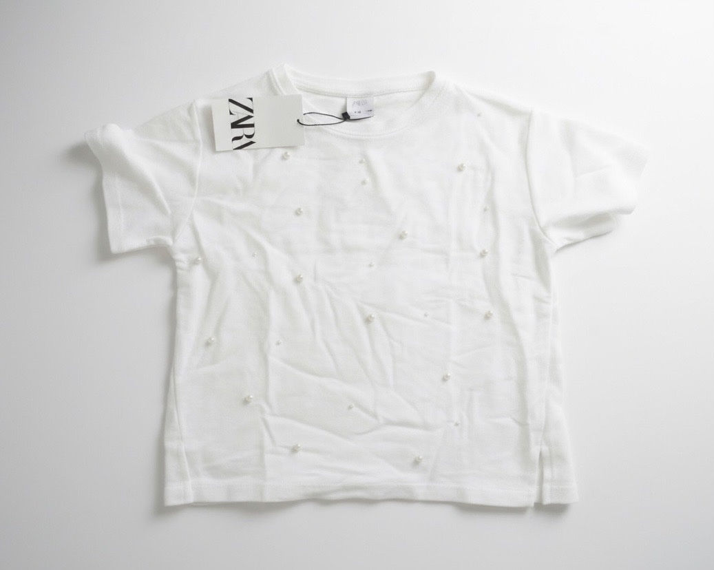 Pull blanc pour fillettes neuf