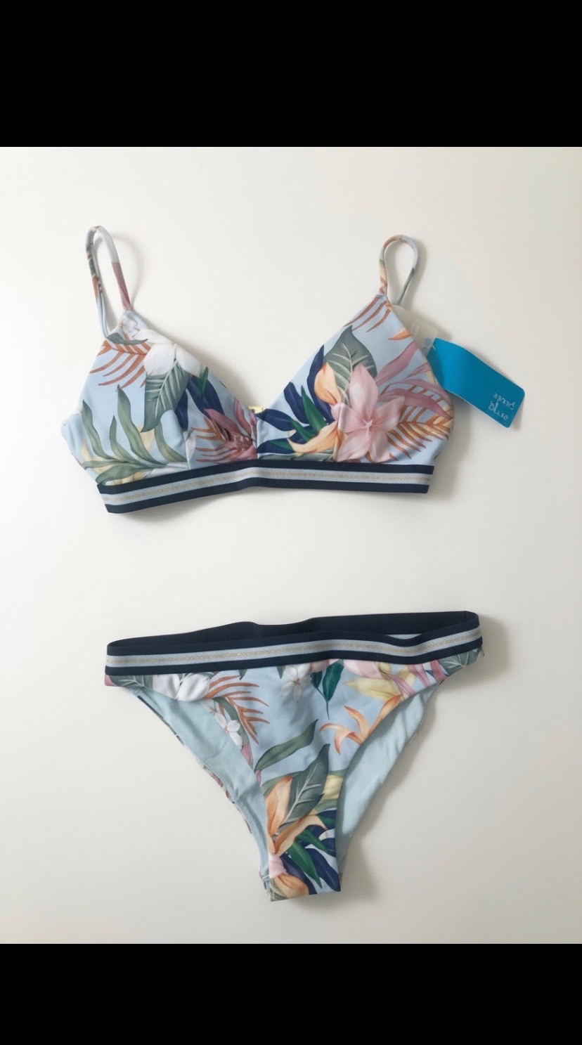 Bikini triangle H&M motif florale 👙