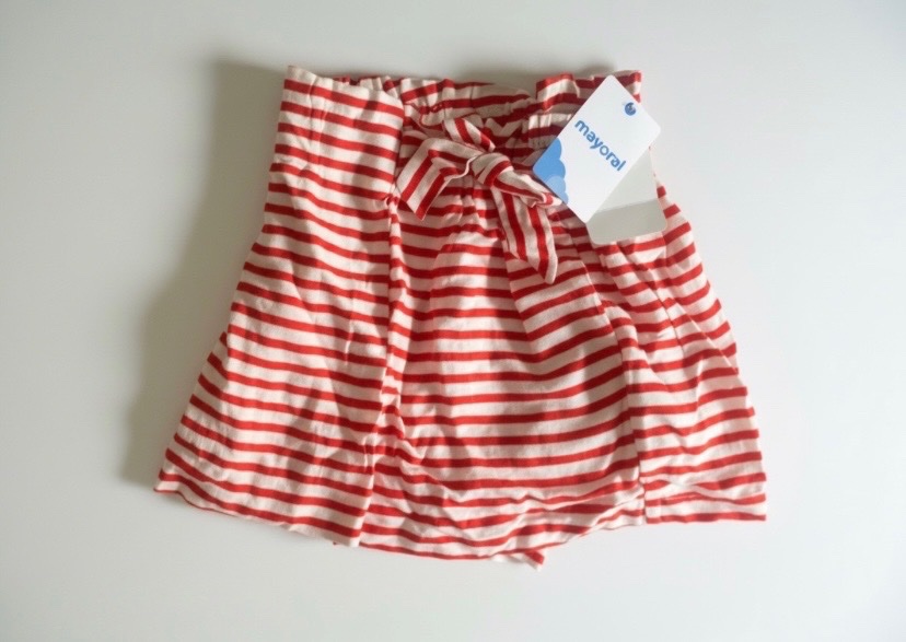 Jupe-short pour fillettes rayée ♥️