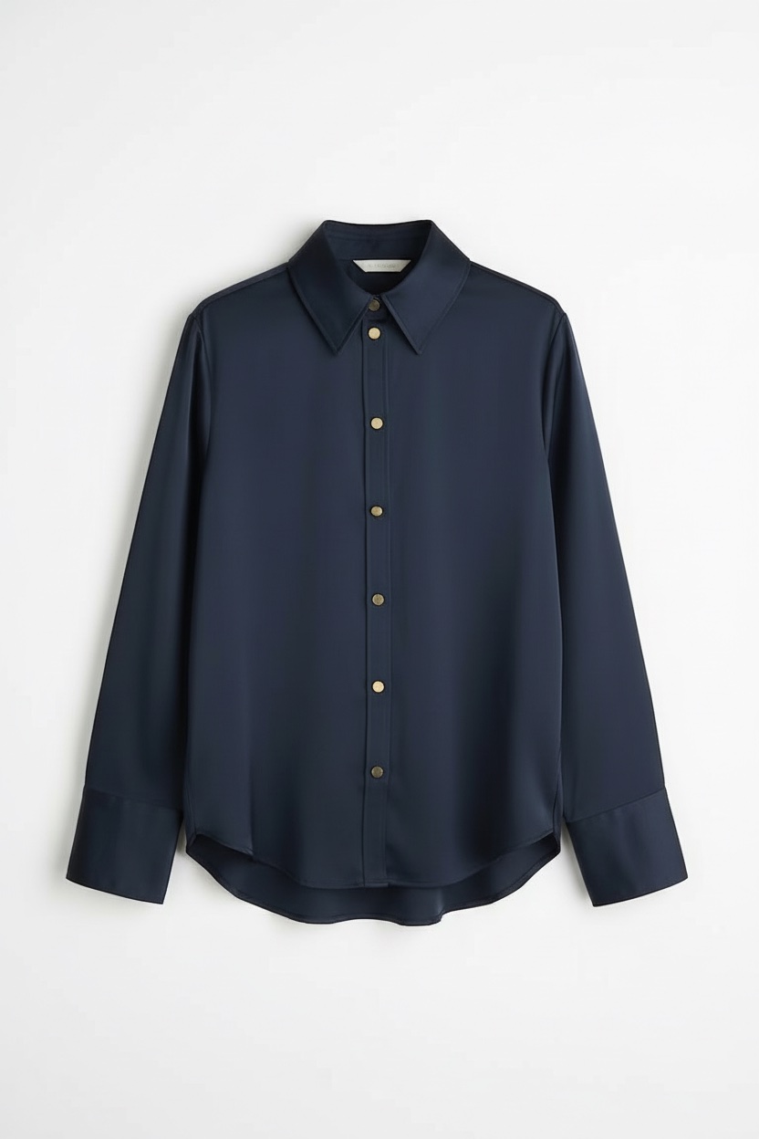 Chemise bleu marine de la marque H&M 