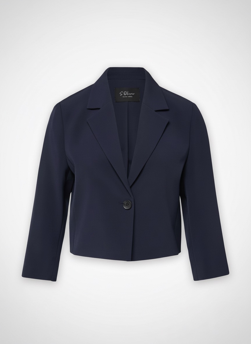 Blazer courte  bleu marine taille XS