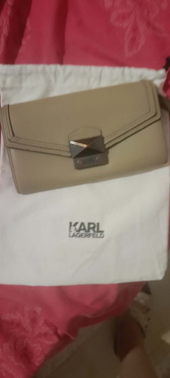 Portefeuille Karl Lagerfeld authentique 