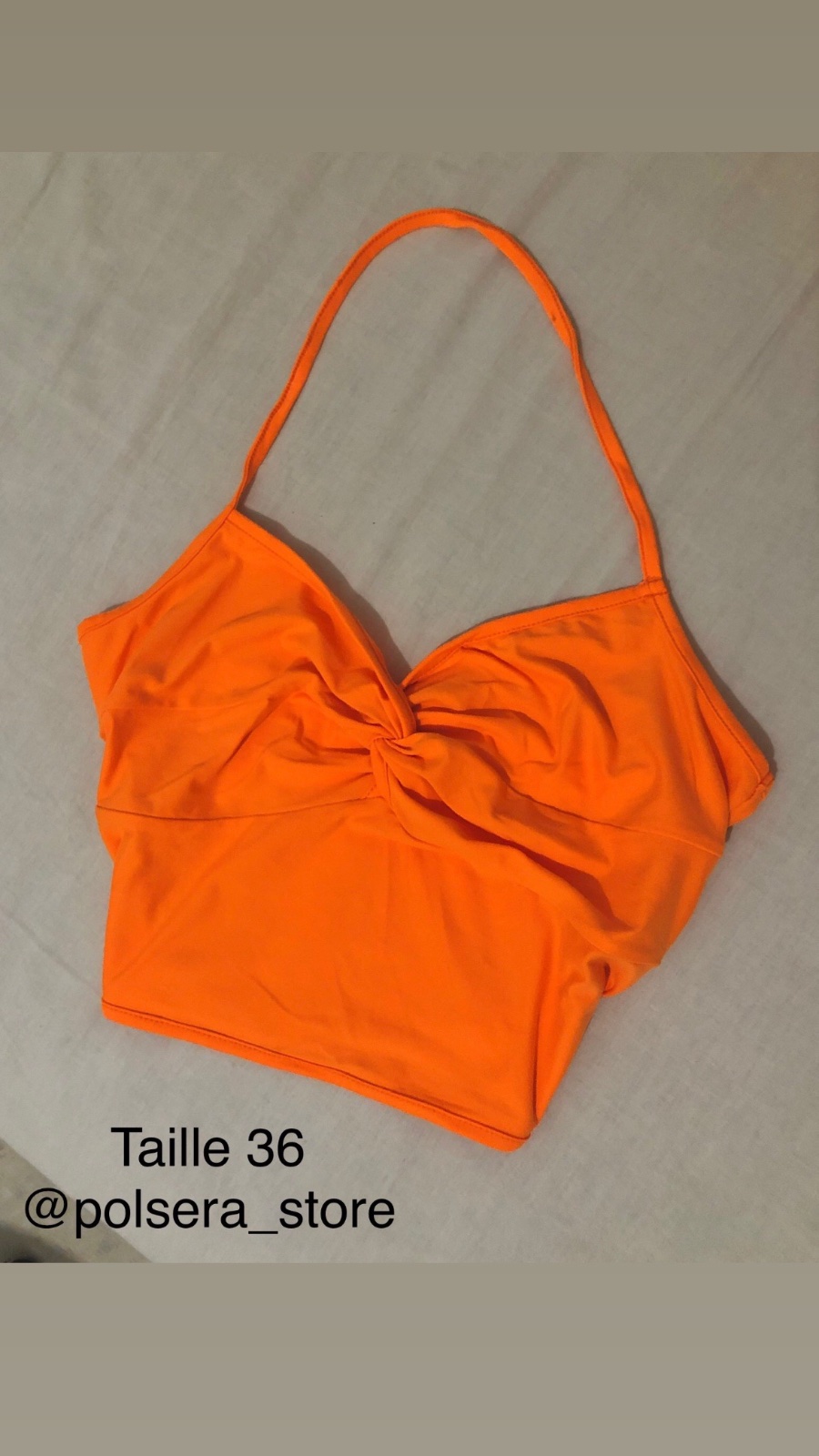 Sans manches orangé