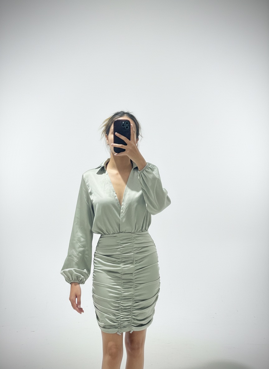Robe satin