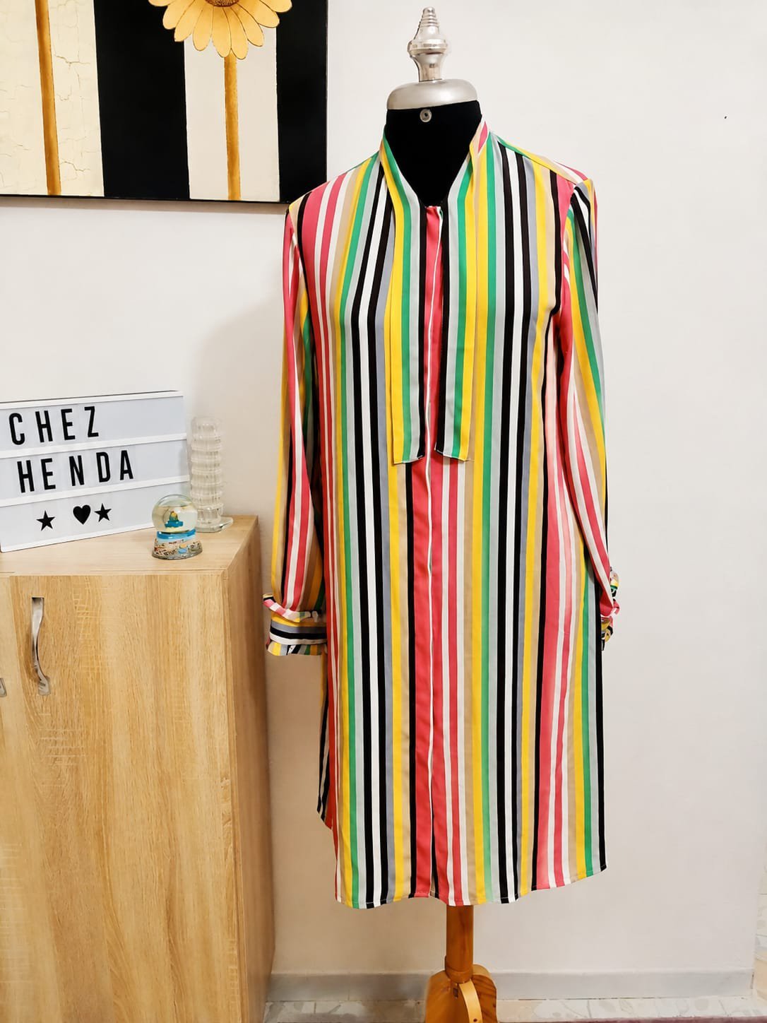 Tunique multicolore 