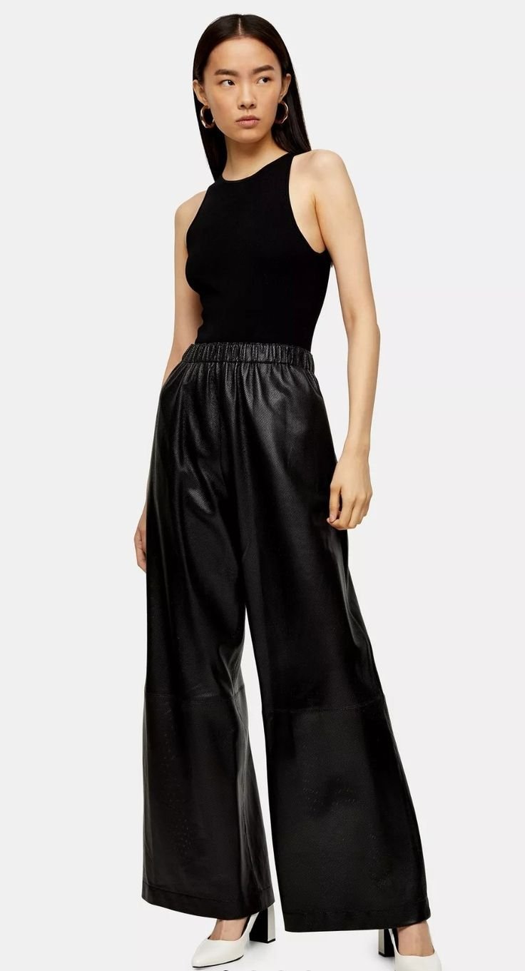 Pantalon simili cuir 