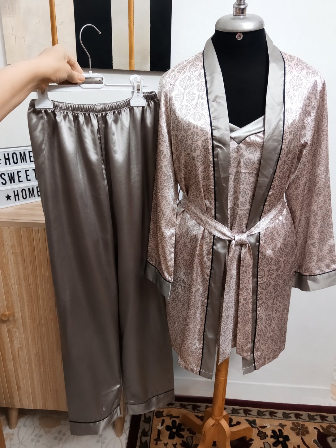Pyjama satiné 