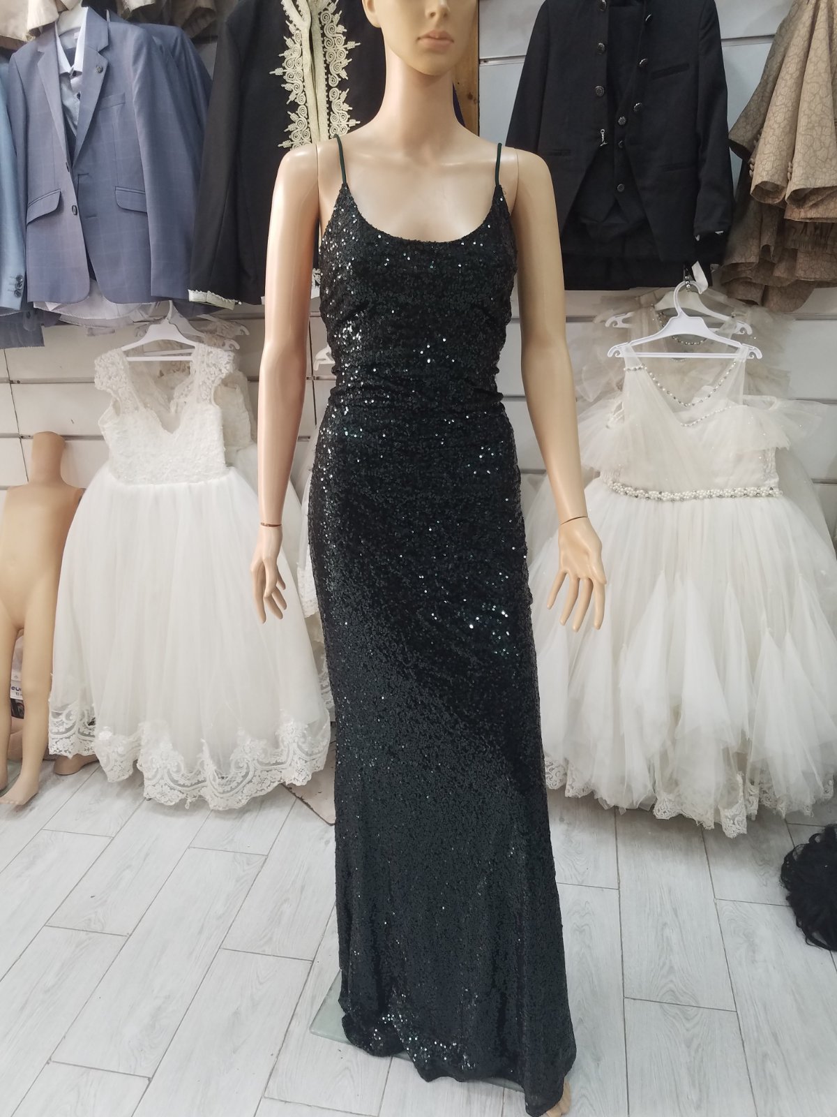Robe soirée en sequins 