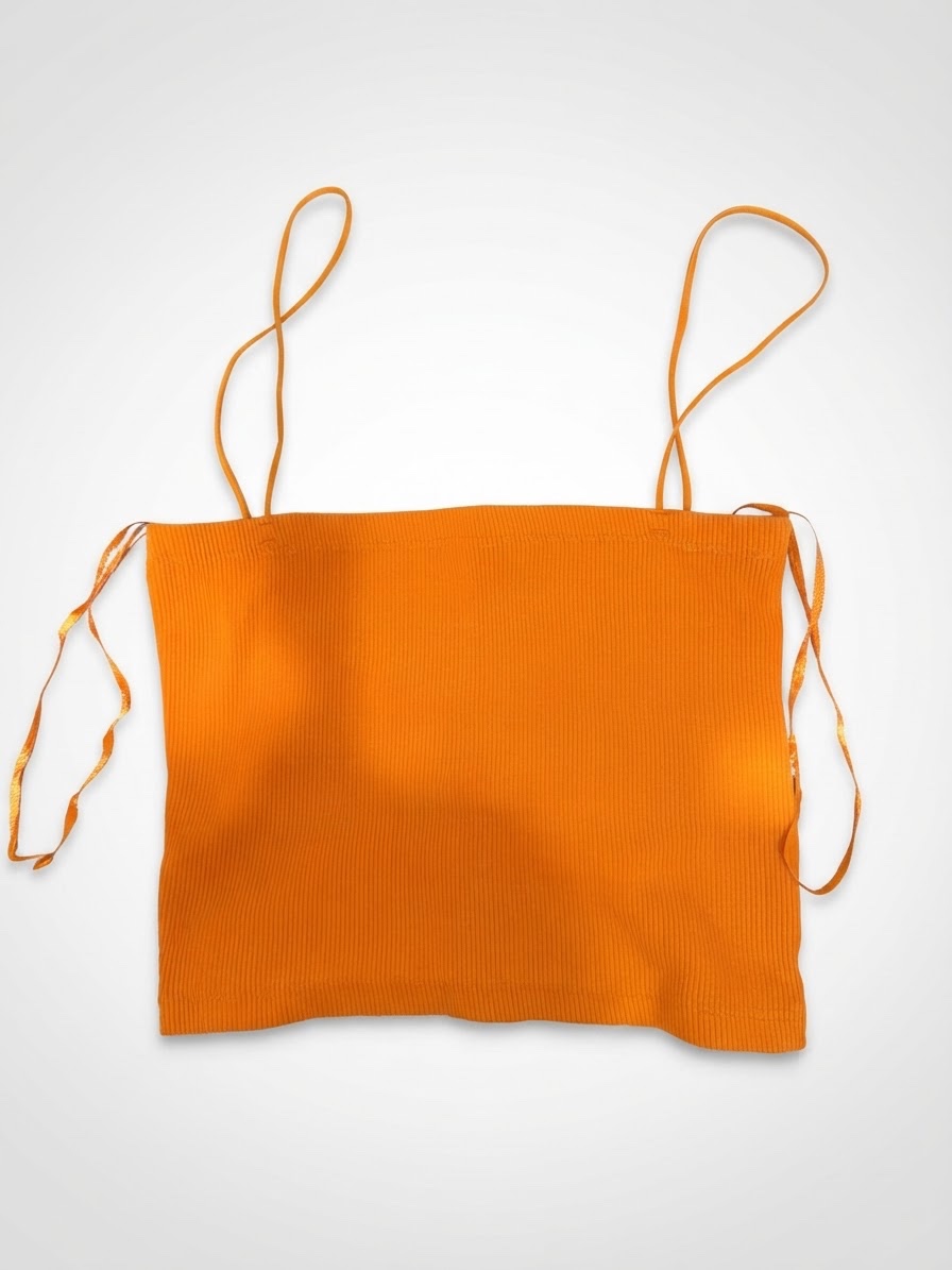 Top zara orange