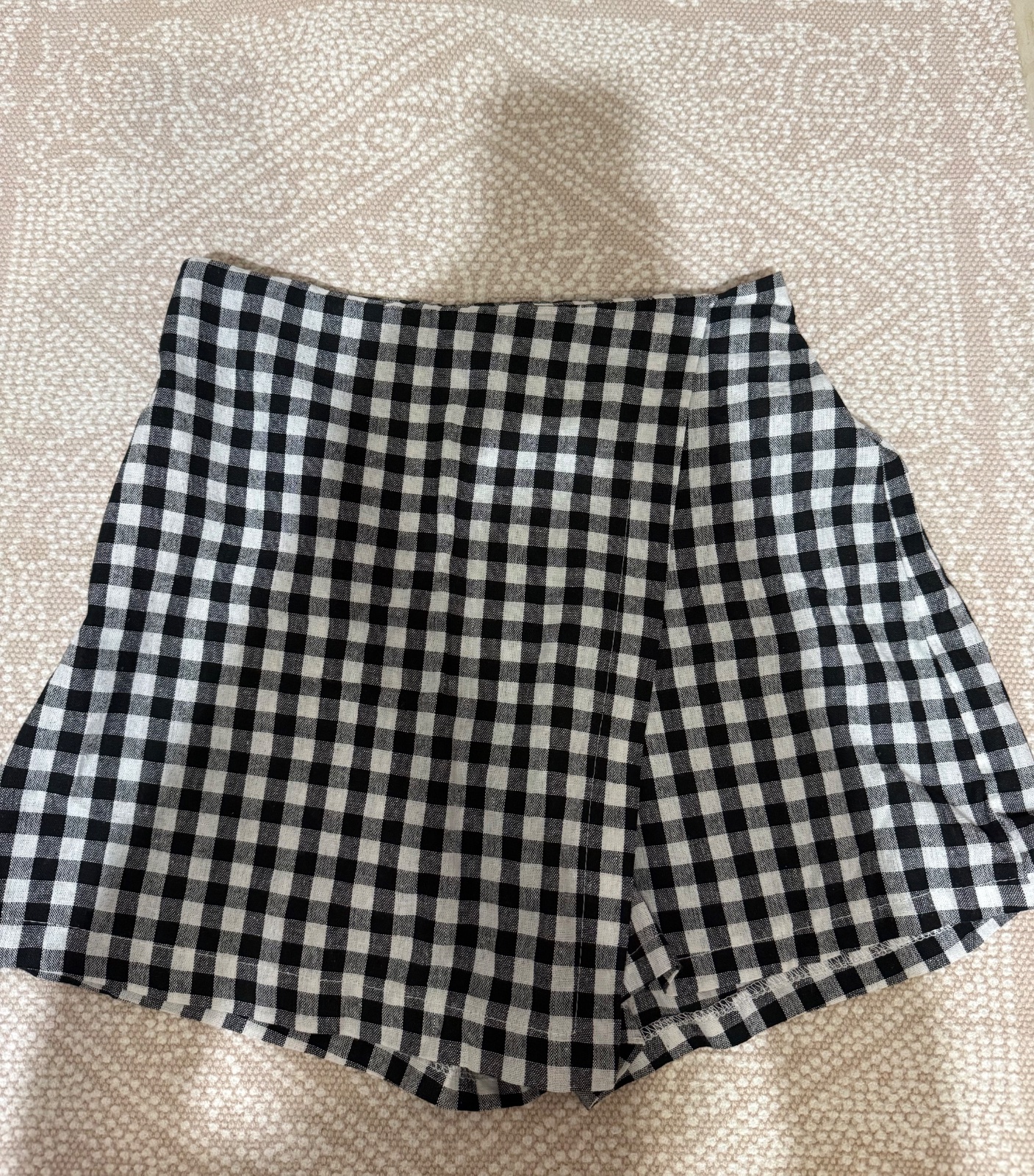 Jupe short carreaux
