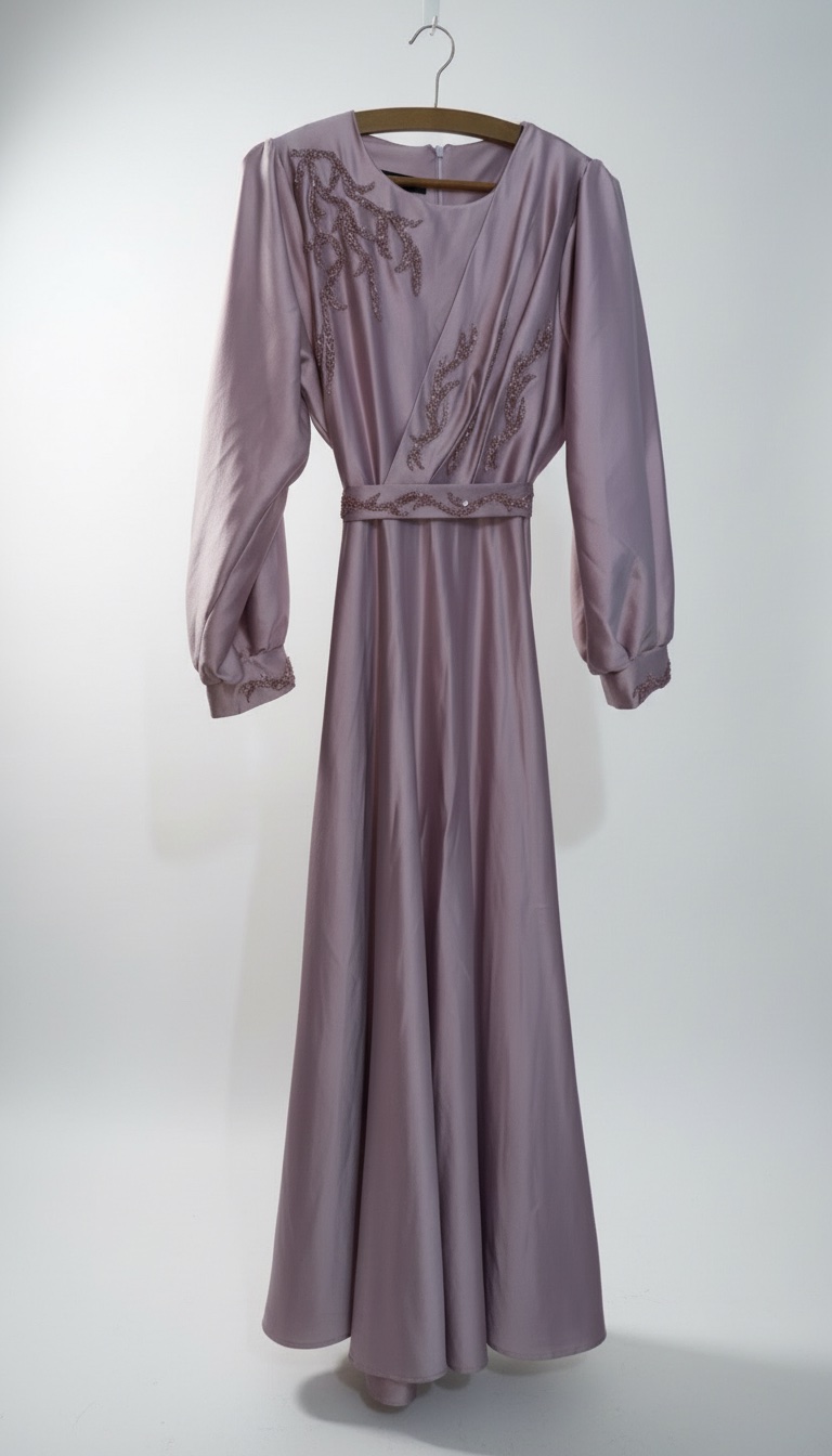 Robe soireé voileé