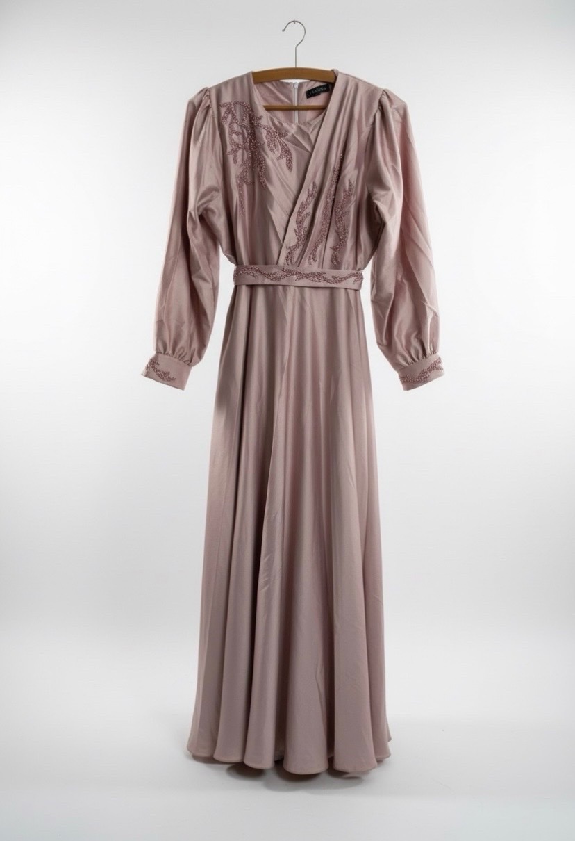 Robe soireé voileé