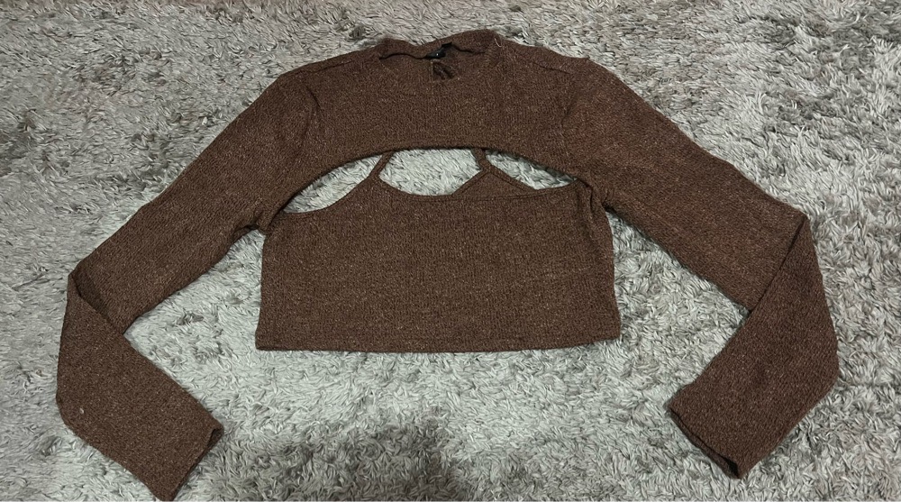 Top marron 