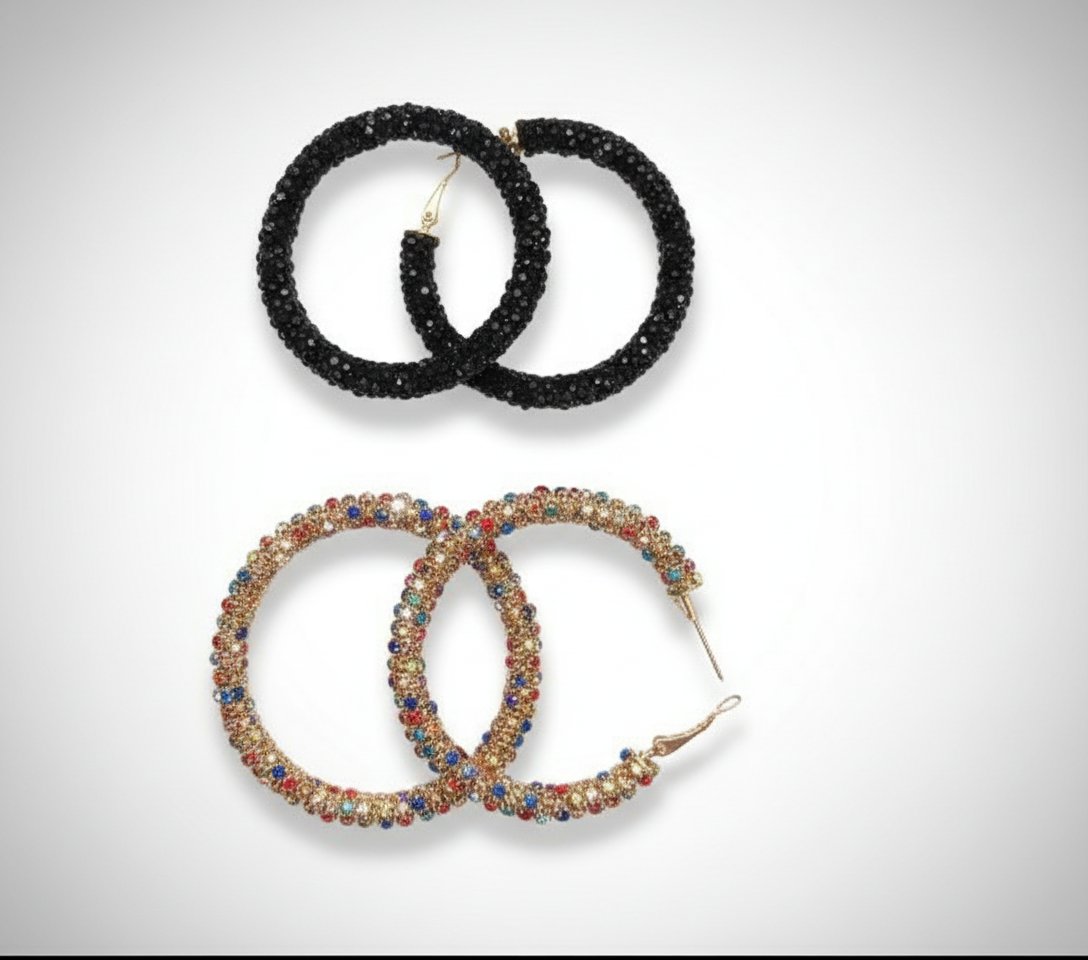 Deux boucles d'oreilles incroyable 
