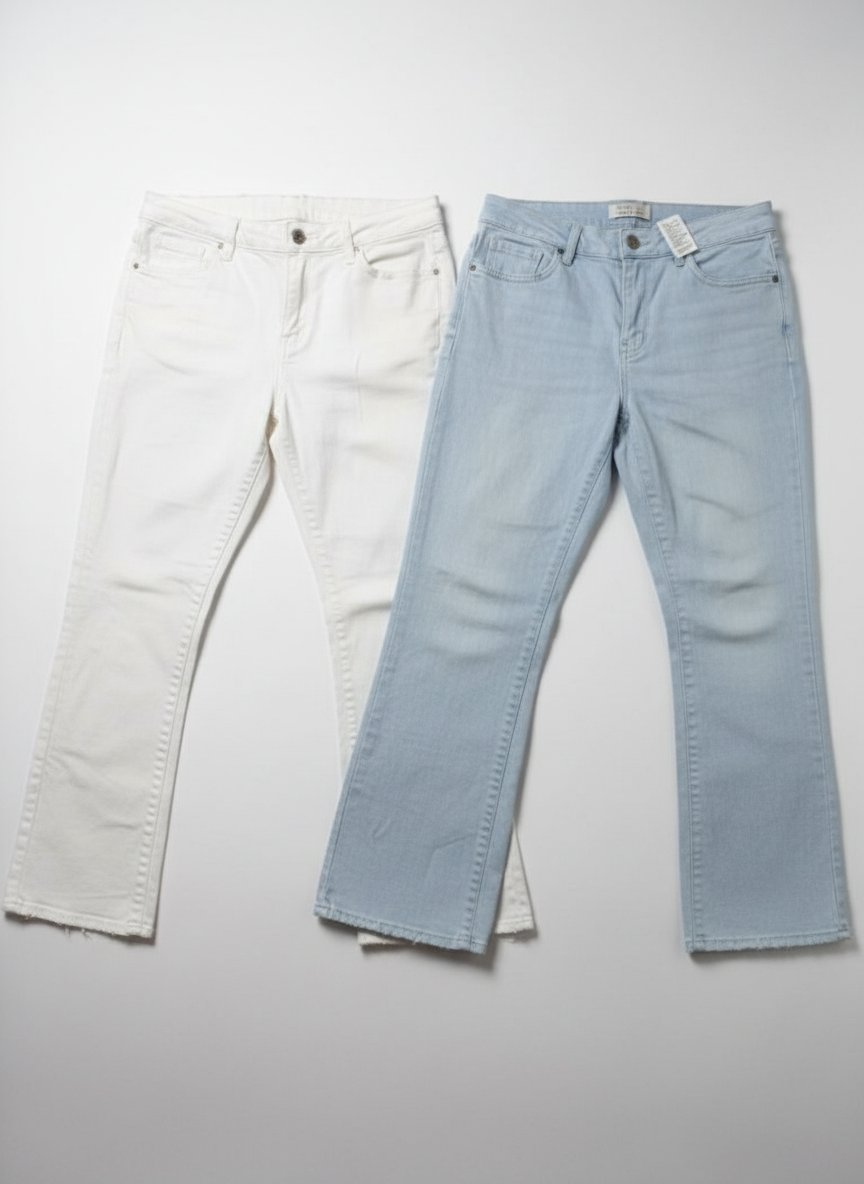 Deux pantalons djine importée 
