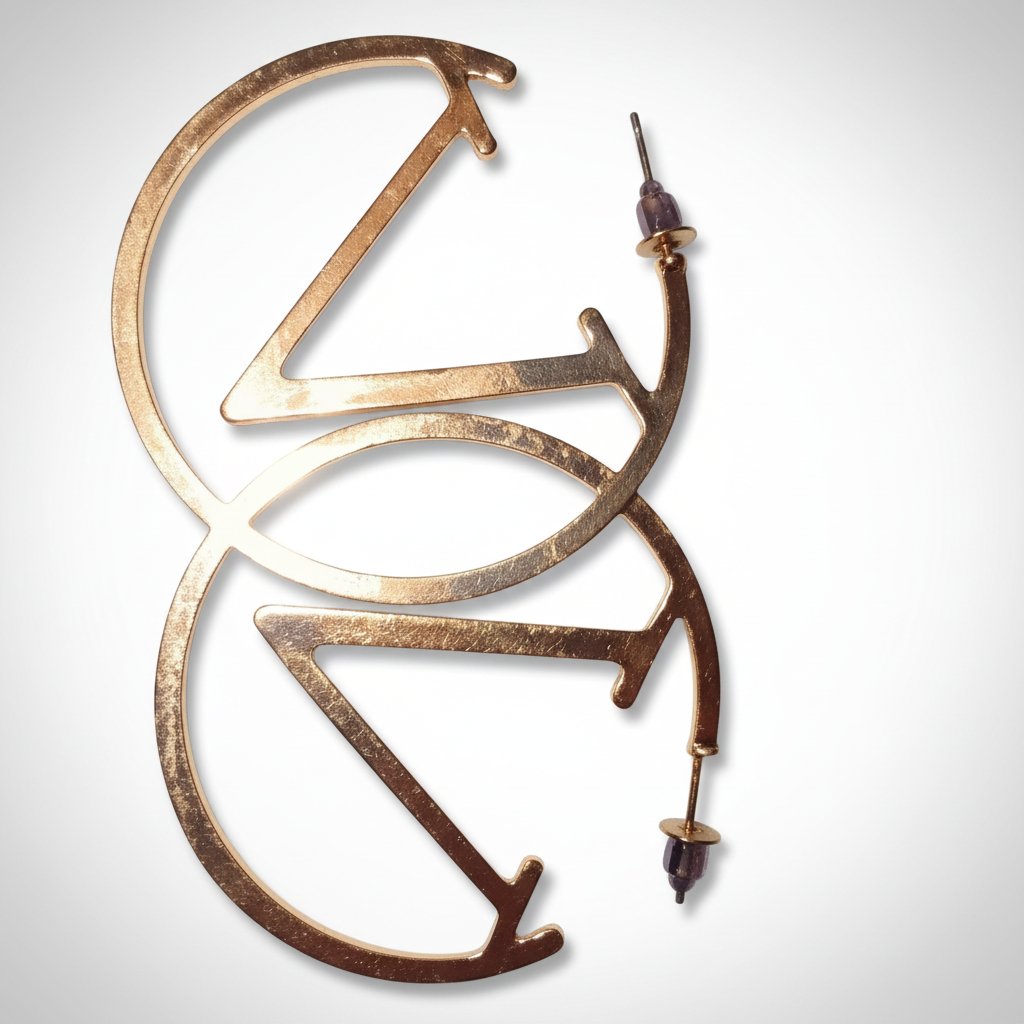 Boucles d'oreilles incroyable importée 