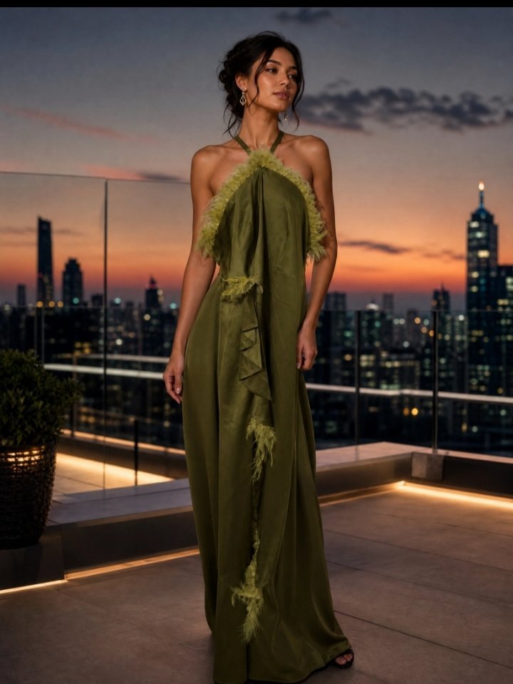 Robe soirée très chic pour belle femme 😍🥰
