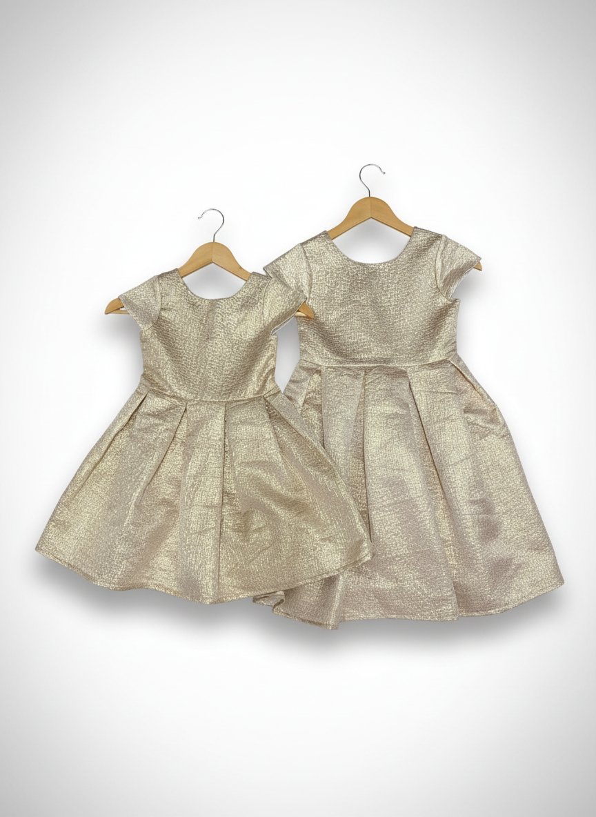 Robe soirée dorée