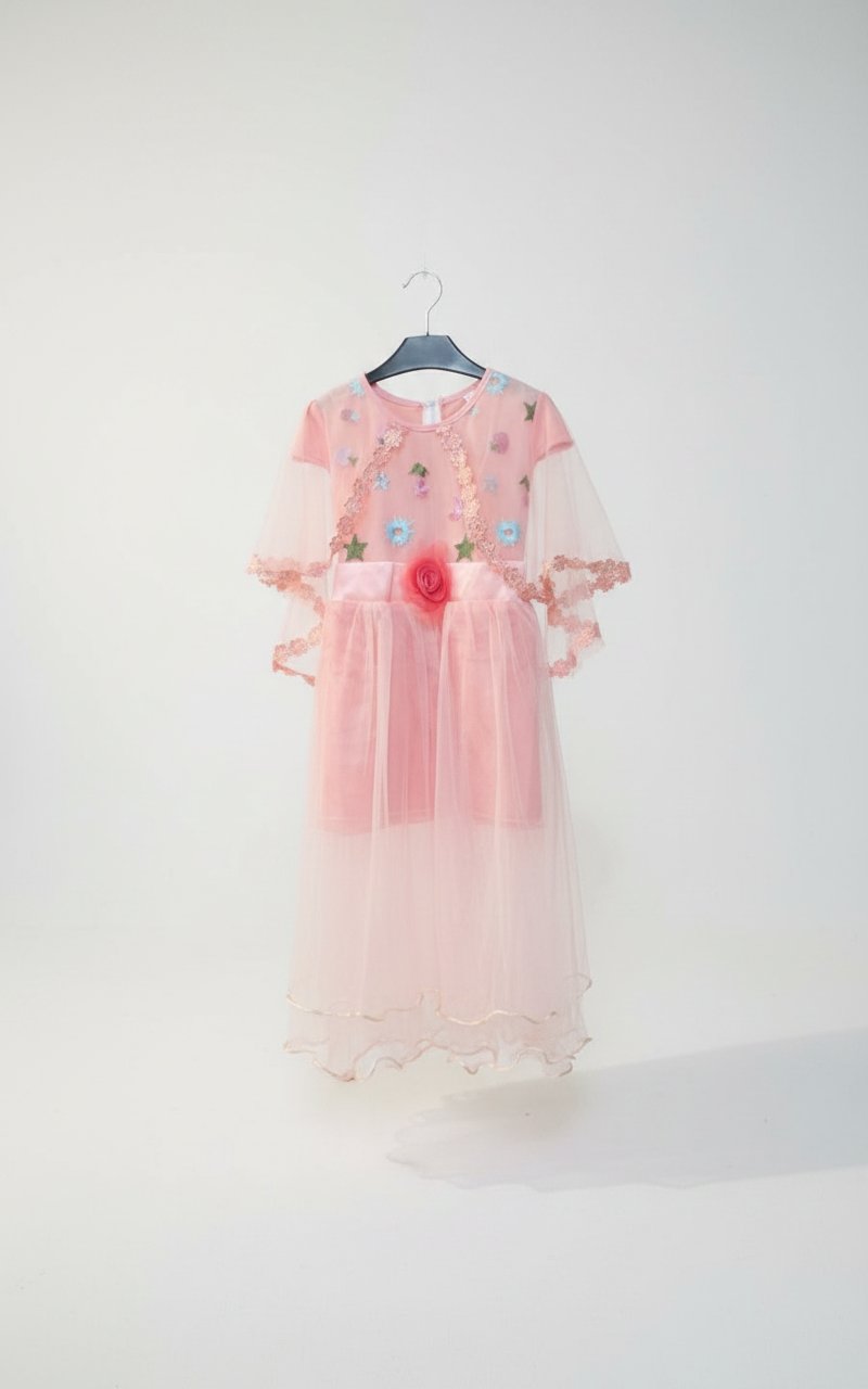 Robe soirée rose 