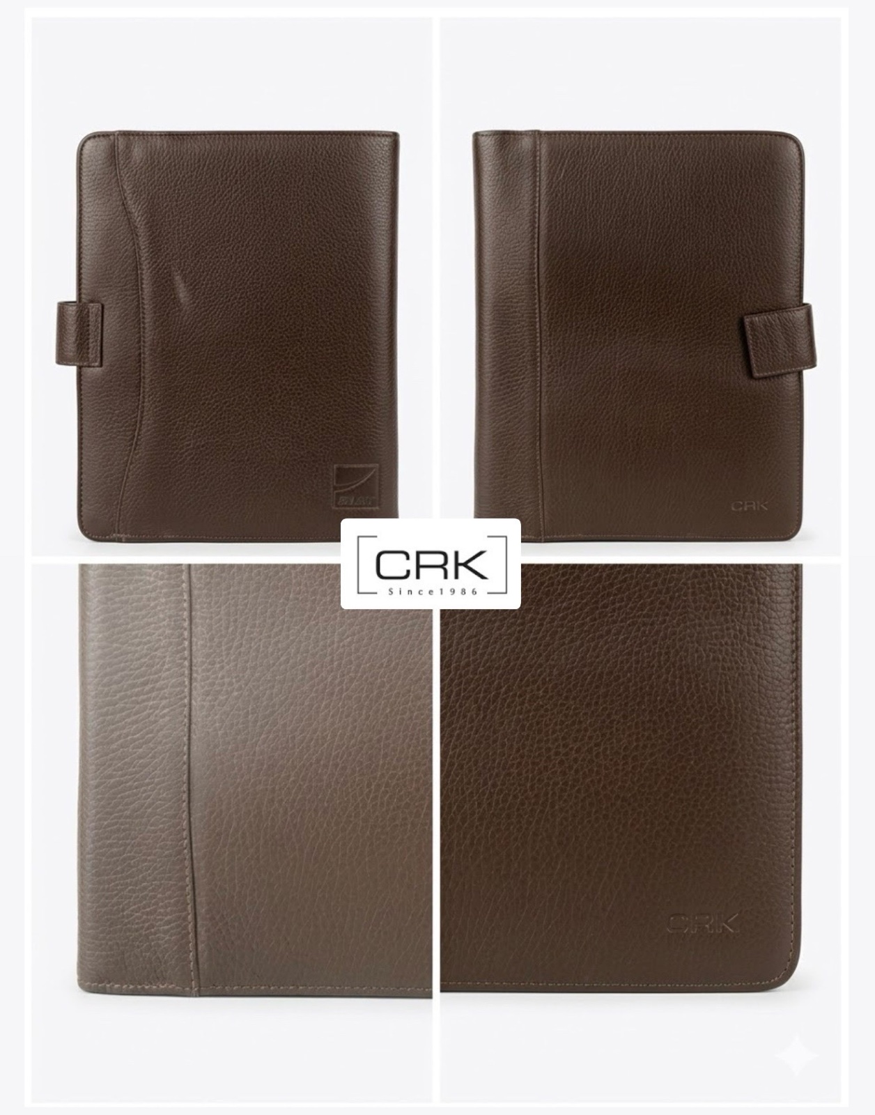 Porte-documents en cuir CRK 🐻🥥 H/F