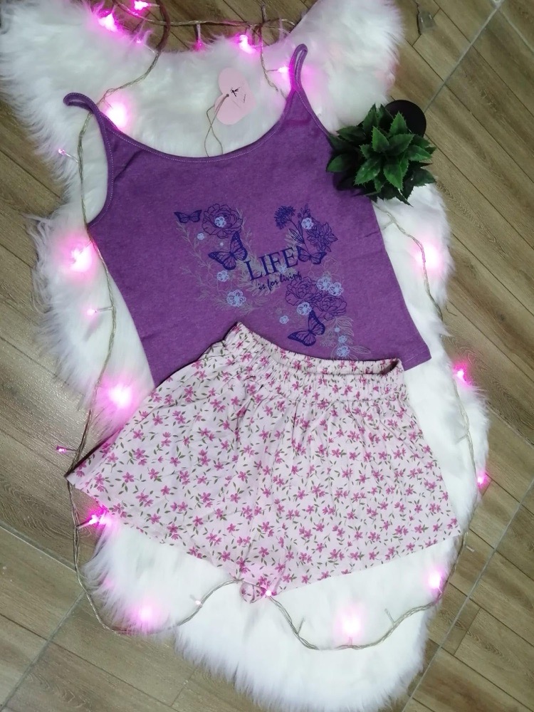 pyjama violet