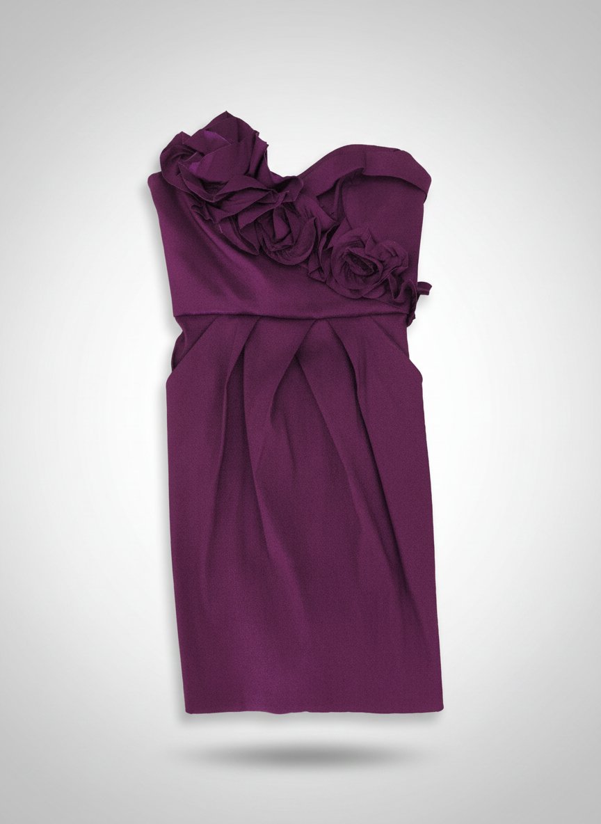 Robe de cockatail violet