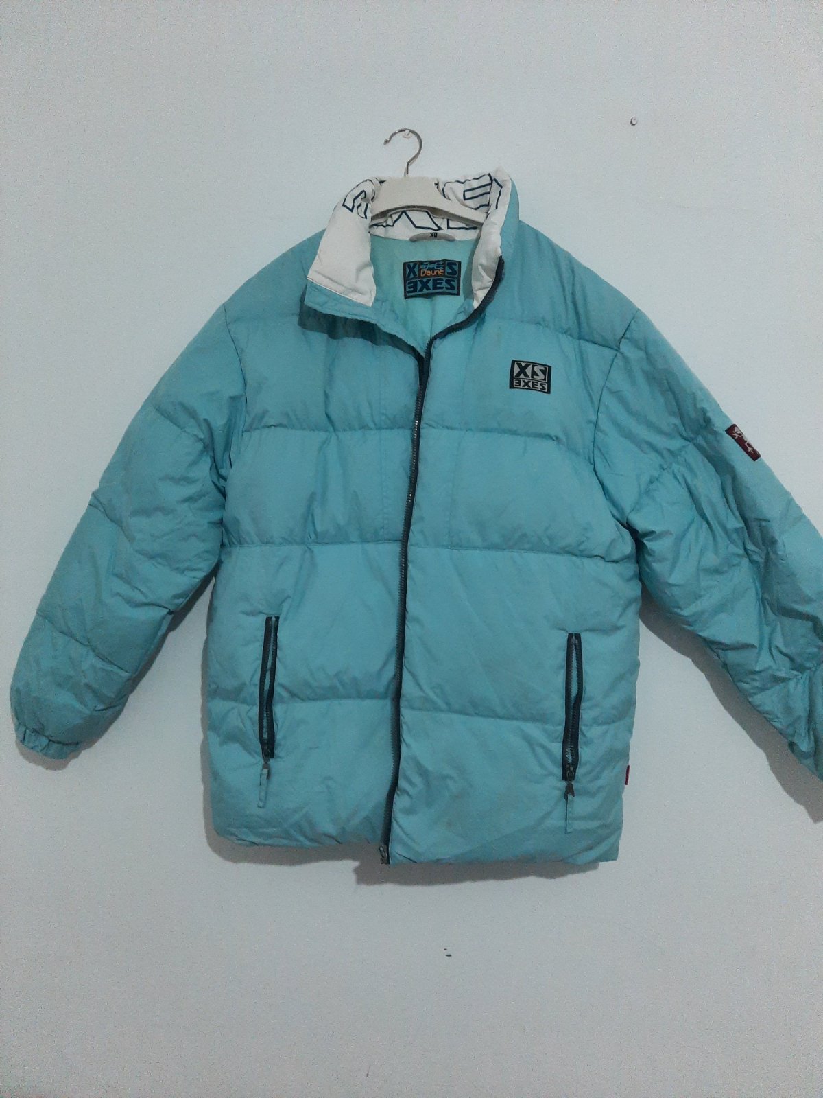 Doudoune homme bleu turquoise – Bon état