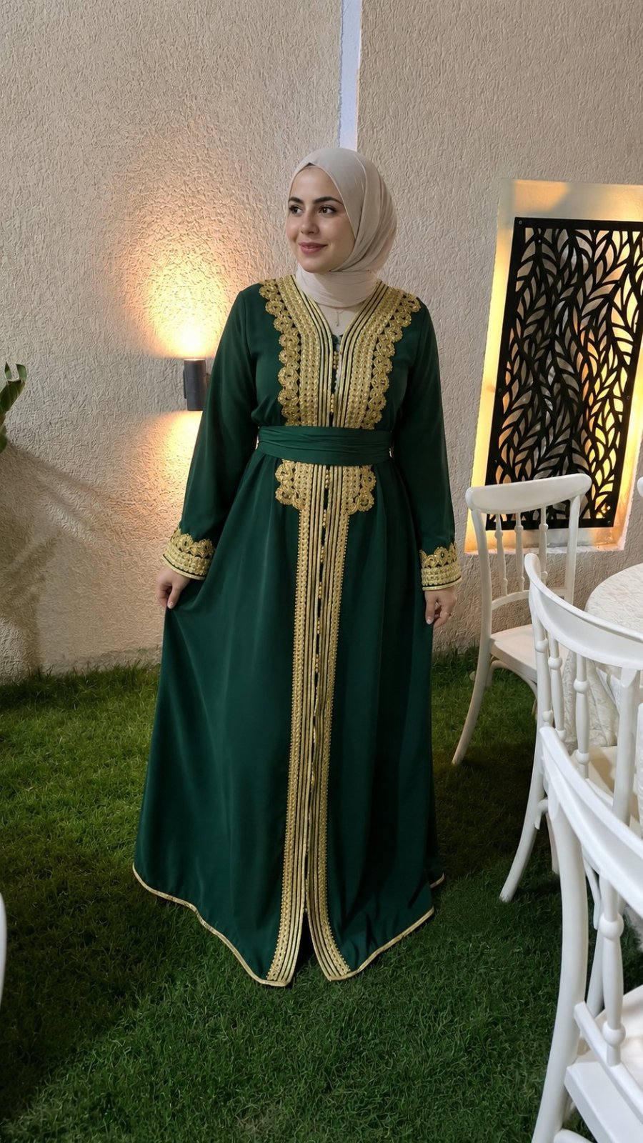 قفطان مغربي 100% 