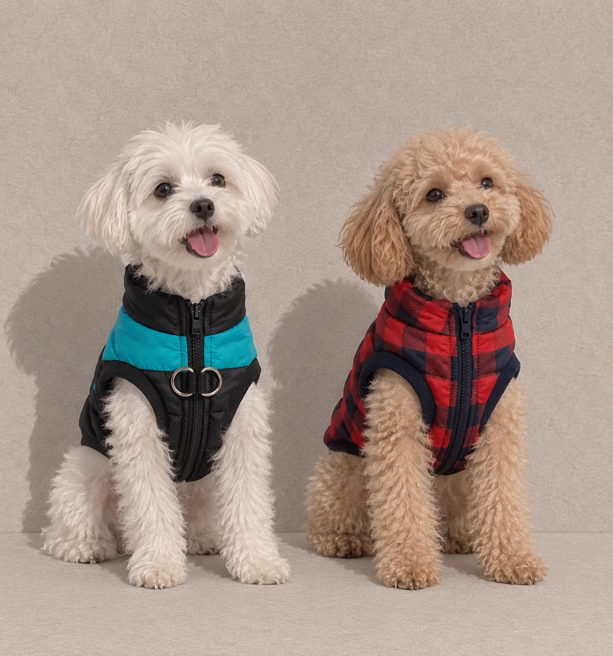 2 Blousons pour petits chiens – Taille S 🐶