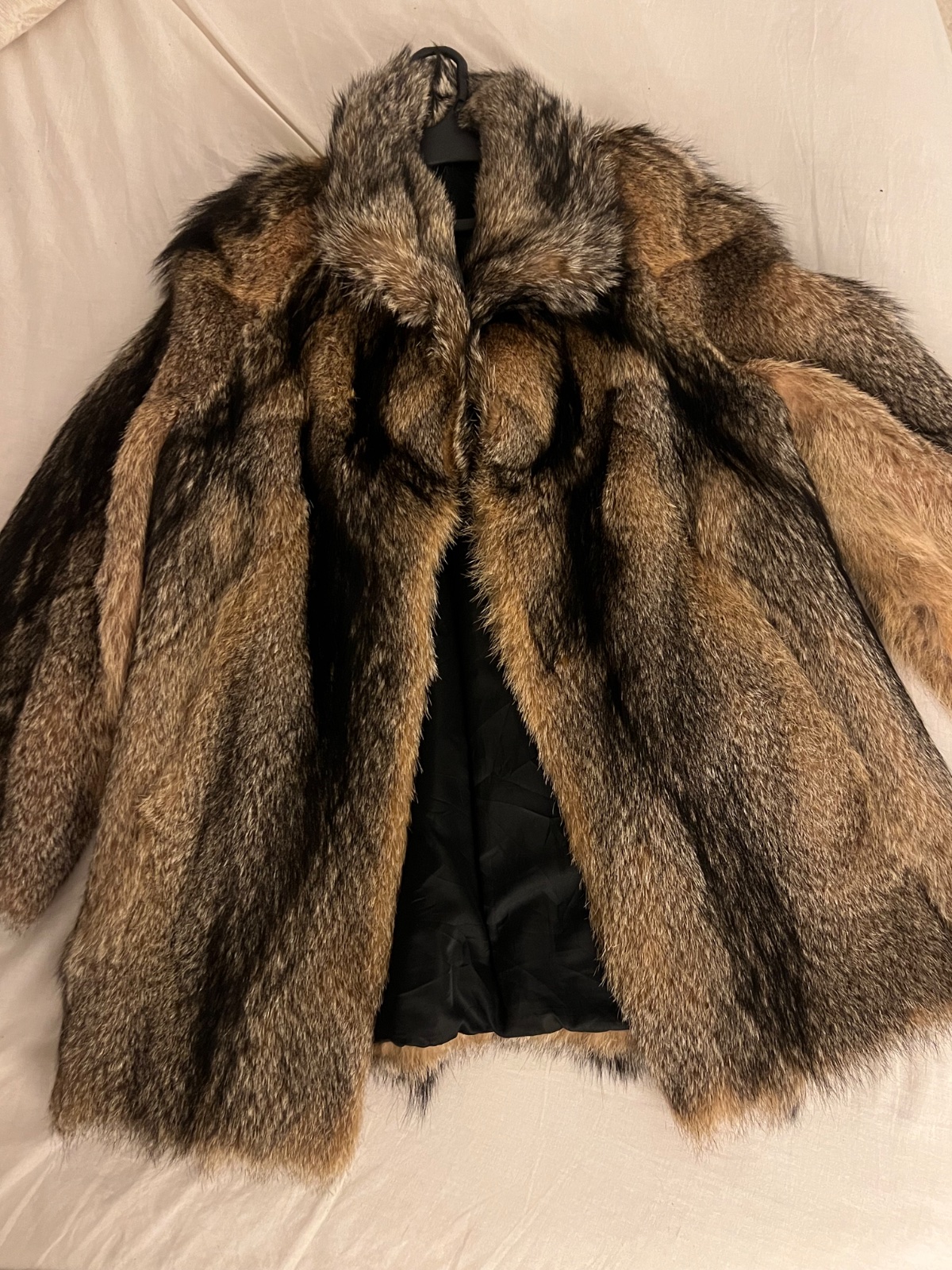 Manteau vrai fourrure 
