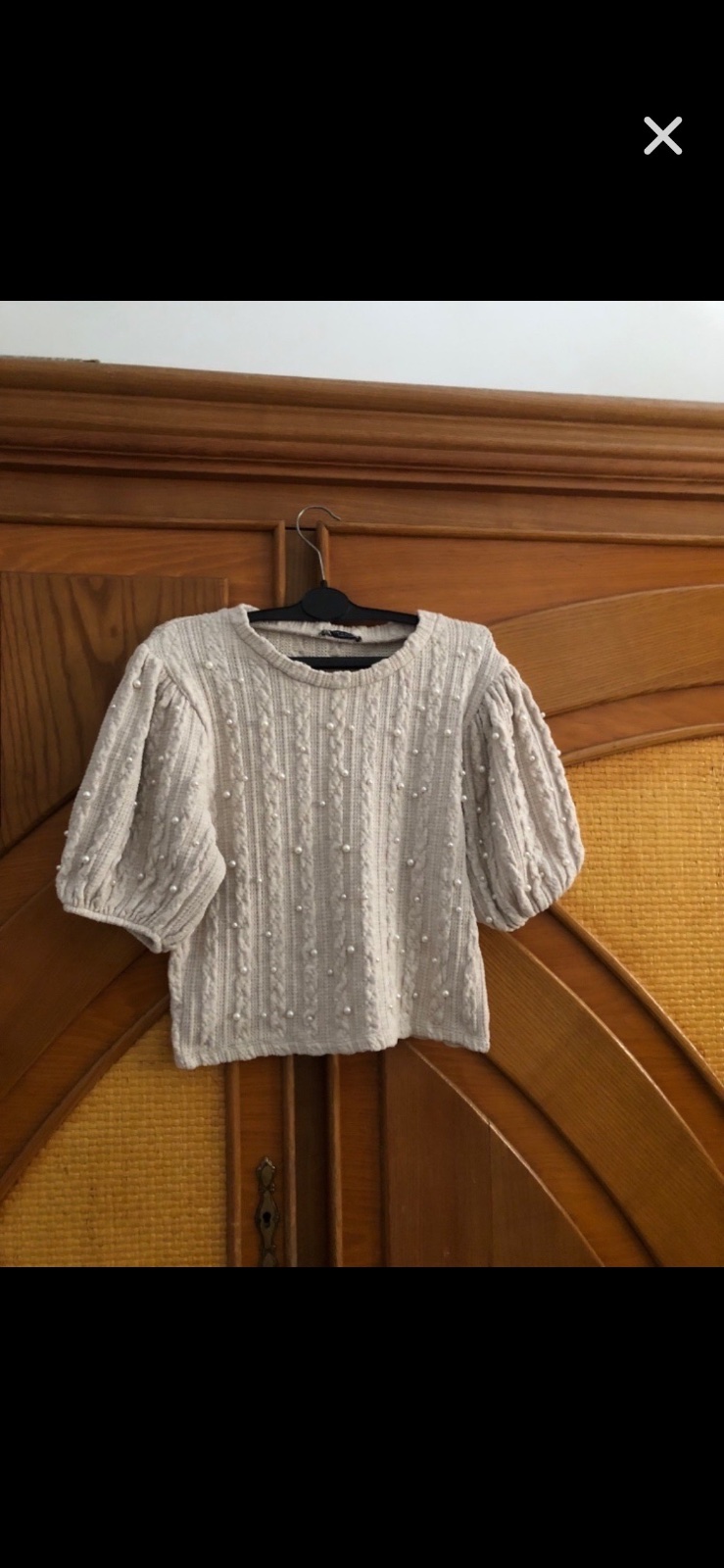 Zara cable-kint sweater
