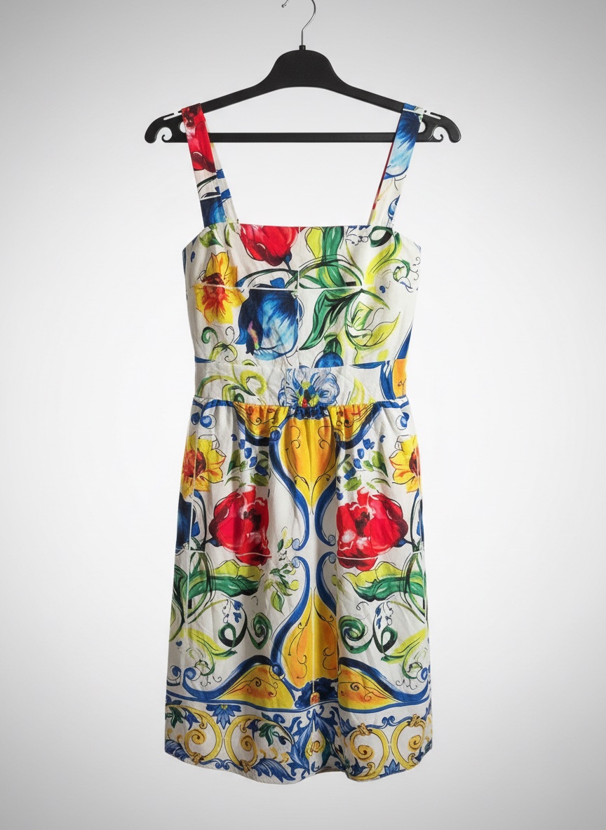 Robe courte style santorini