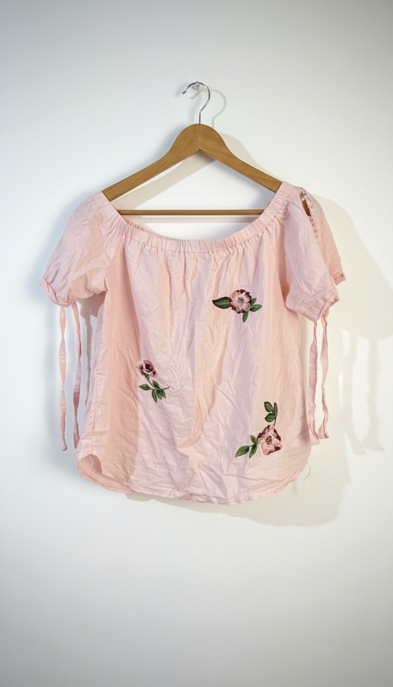 Chemise Avec broderie fleurs