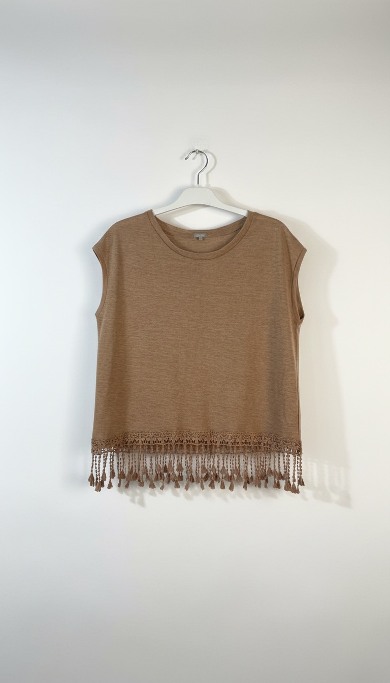 T-shirt marron