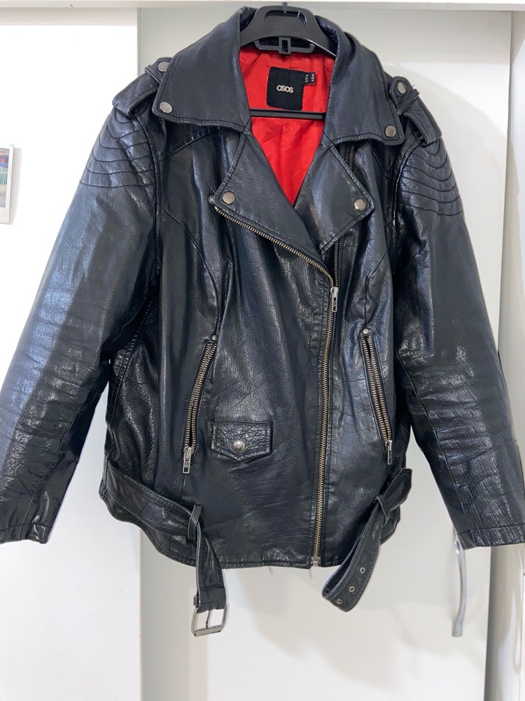 Veste vrai cuire 